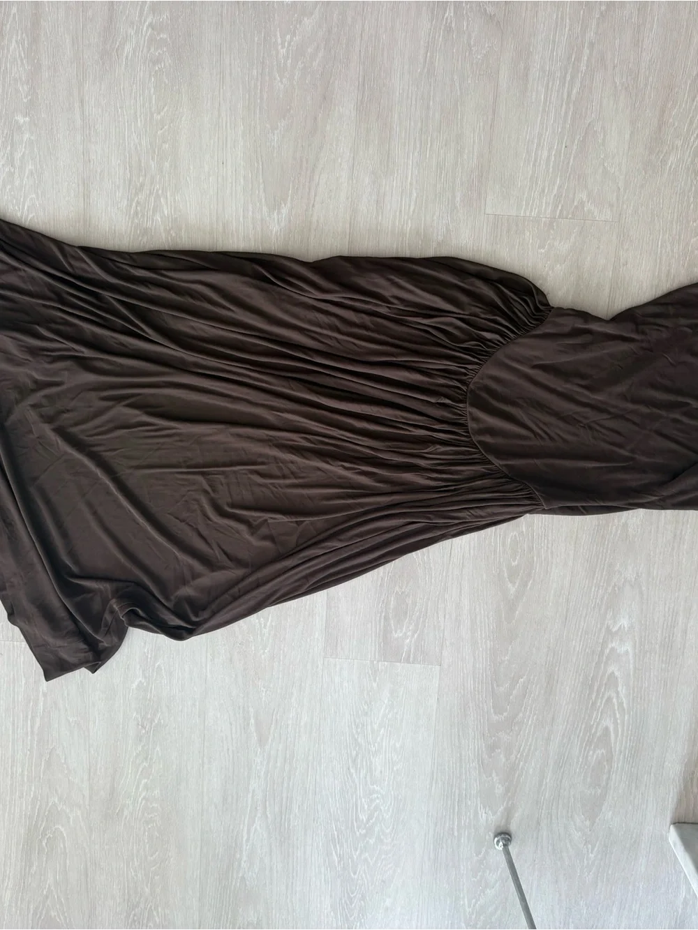 Tory Burch Dark Brown Jersey Clip Tank Dress